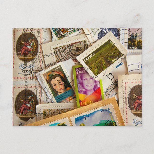 Postkartenbriefmarken Postkarte (Vorderseite)