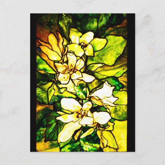 Postkartenfestes Glas - Tiffany 2 Postkarte (Vorderseite)