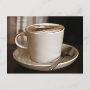 Postkartenkalender mit Kaffeetasse Postkarte