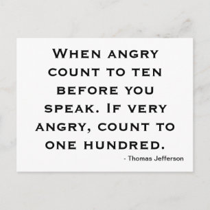 Postkartenmotivation - Wut Postkarte