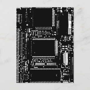Postkartenportrait Circuit B&W Postkarte