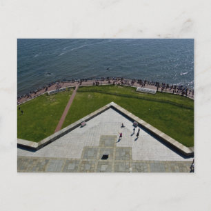 Postkartenstatue Postkarte