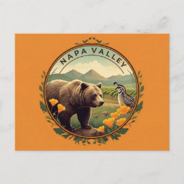 Postkartenveranstaltung im Napa-Tal Personalisiert Postkarte