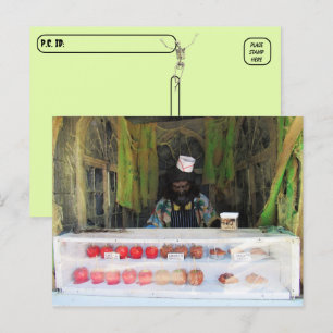 Postkreuzung - Werewolf / Wolfman Salesman Postkarte