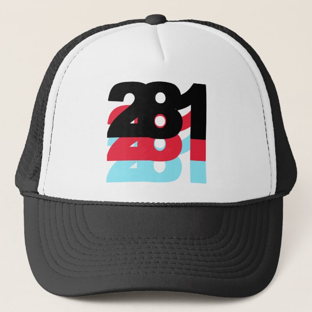 Postleitzahl 281 truckerkappe (Vorderseite)