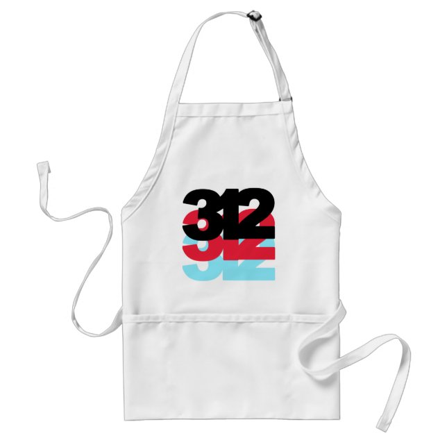 Postleitzahl 312 schürze (Vorne)