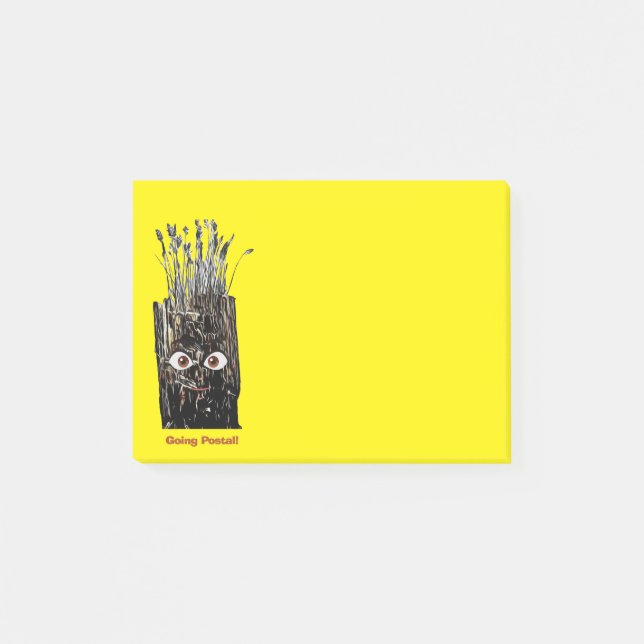 Postleitzahl 4 x 3 post-it klebezettel (Vorderseite)