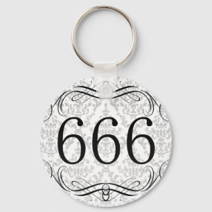 Postleitzahl 666 schlüsselanhänger