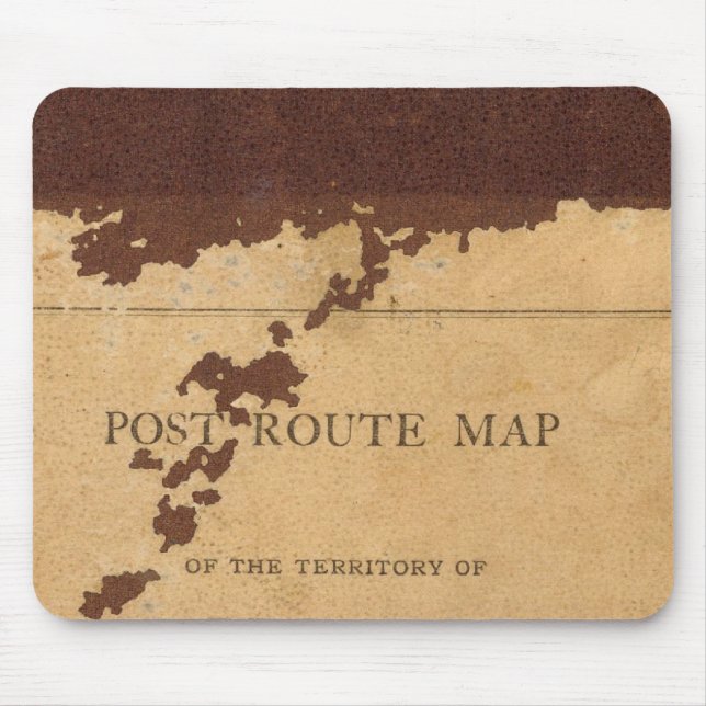 Postleitzahl Dakota Mousepad (Vorne)