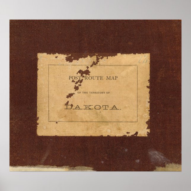 Postleitzahl Dakota Poster (Vorne)