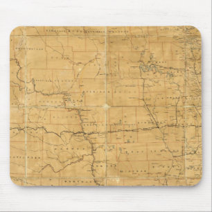 Postleitzahl des Gebiets Dakota Mousepad