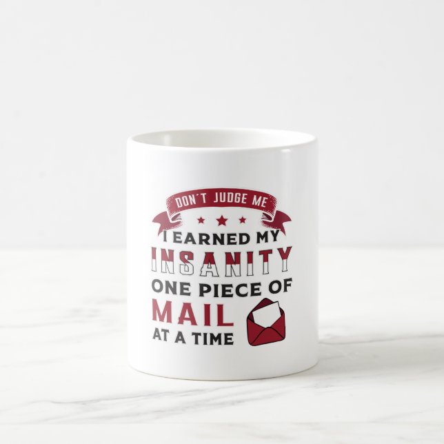 Postman Day Postman Post Job Delivery Geschenk Ide Kaffeetasse (Mittel)