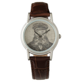 Postman Joseph Roulin (Sepia Sketch) (von van Gogh Armbanduhr