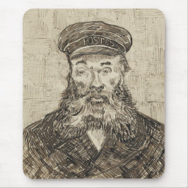 Postman Joseph Roulin (Sepia Sketch) (von van Gogh Mousepad