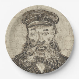 Postman Joseph Roulin (Sepia Sketch) (von van Gogh Pappteller