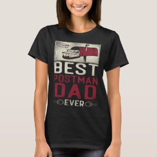Postman Mailman Vater Bester Postman Vater je T-Shirt