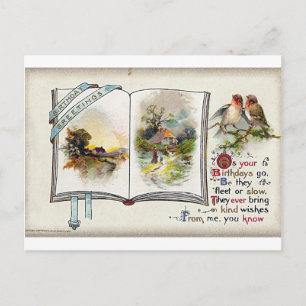 Postmark 14 mai 1911 Carte postale Anniversaire