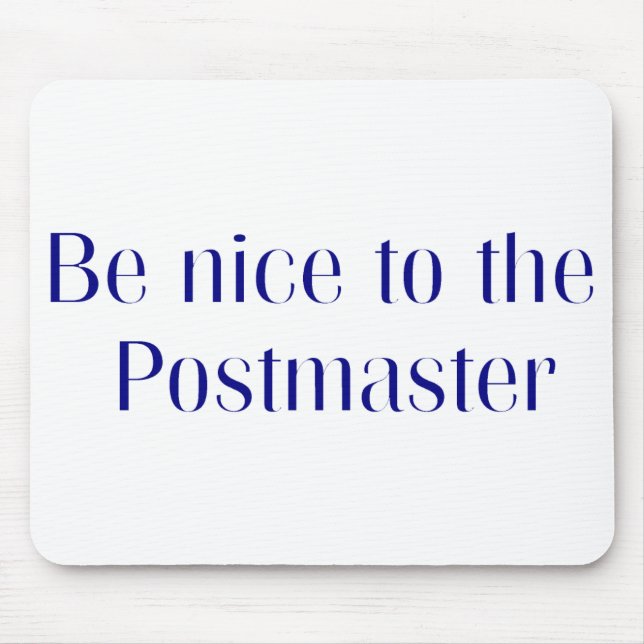 Postmeister-Mausunterlage Mousepad (Vorne)