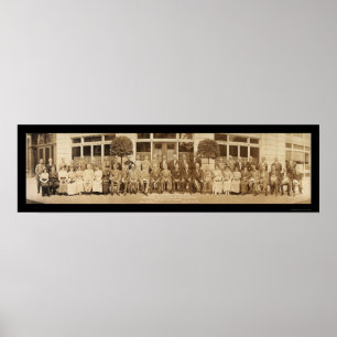 Postmeisterkonvention Foto 1913 Poster