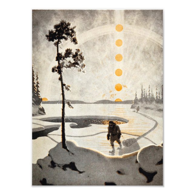 Postmen der Wildnis | Arthur Heming | Fotodruck (Vorne)