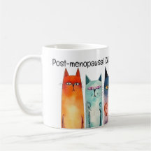 Postmenopausale Kinderkatze Lady für Kamala-Tasse