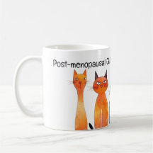 Postmenopausale Kinderkatze Lady für Kamala-Tasse