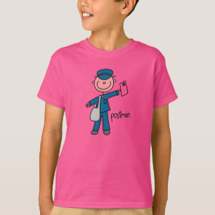 Postmitarbeiter-Strichmännchen T-Shirt