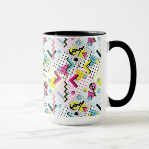 Postmoderne Memphis-Stilmuster Tasse