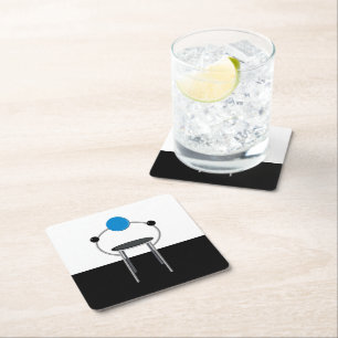 Postmoderne Stube Rechteckiger Pappuntersetzer