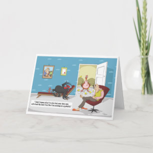 Postnatal Chicken - Father's Day Greeting Card Karte