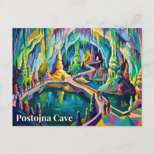Postojna-Höhle Slowenien Postkarte