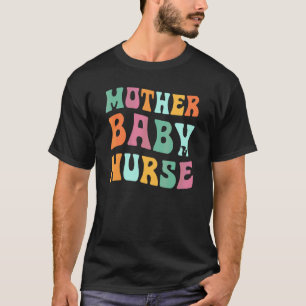 Postpartale Mutter Baby Krankenschwester Pflegeste T-Shirt