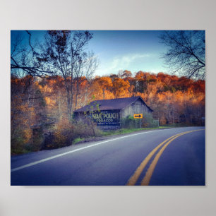 Postpouch Tabakstall in Zela Poster