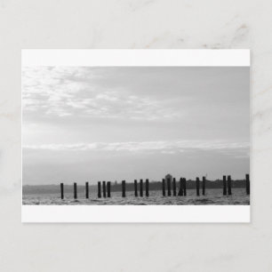 Posts für Schwarz und Weiß Postkarte