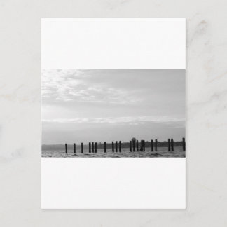 Posts für Schwarz und Weiß Postkarte