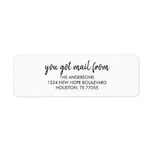 Postsendungen aus Adressbüchern