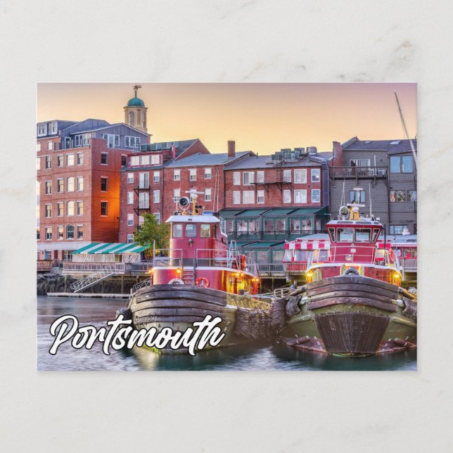 Postsmouth, New Hampshire, USA Postkarte (Vorderseite)