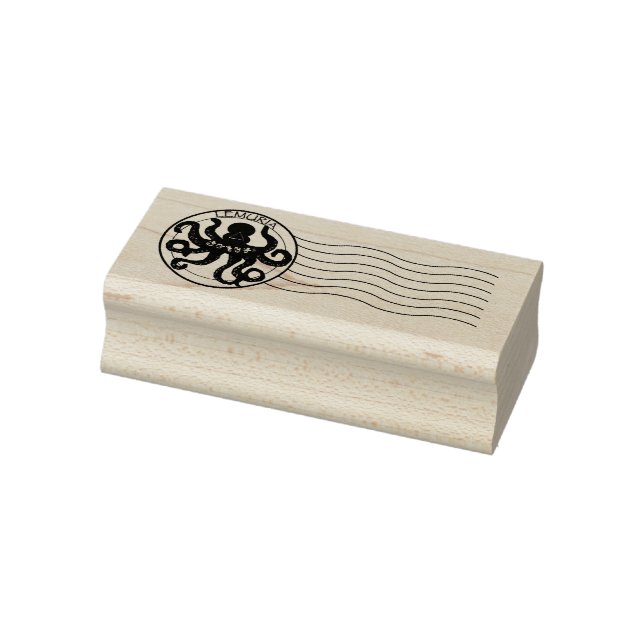 Poststempel der Lemurie Gummistempel (Stempel)