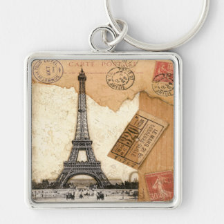 Poststempel, Paris Schlüsselanhänger