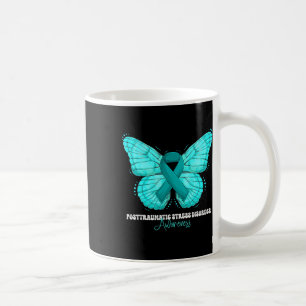 Posttraumatische Belastungsstörung Monat Aquamarin Kaffeetasse
