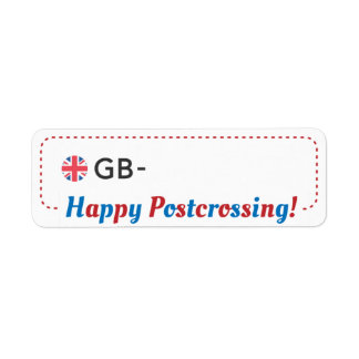 Postübergabe Postcard ID GB UK Postcrosser ラ ベ ル
