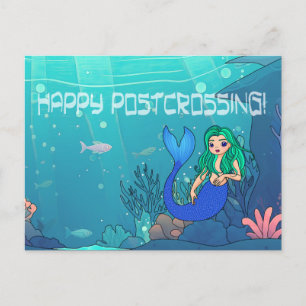 Postübergang Mermaid - Postkarte