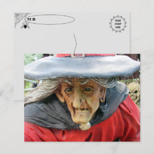 Postüberquerung der Hexenkarte Postkarte