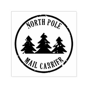 Postunternehmen Nordpol von Santa Postage Permastempel