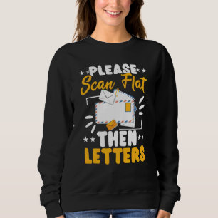 Postzusteller Briefträger Lieferung Sendung Post E Sweatshirt
