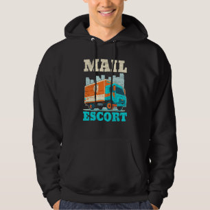 Postzusteller Briefträger Lieferung Versand Post B Hoodie