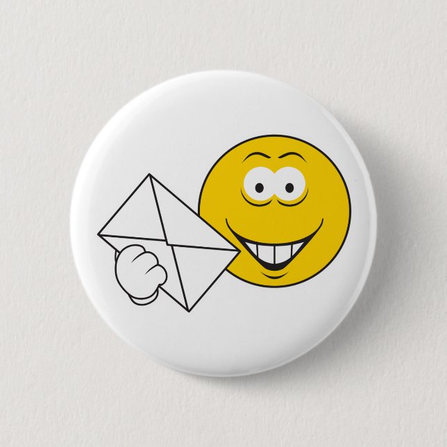 Postzusteller Gesicht Button (Vorderseite)