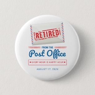 Postzusteller-Rentner-Geschenk Button