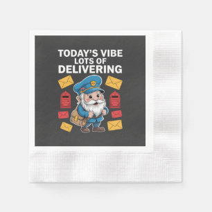 Postzustellergnome Post Serviette
