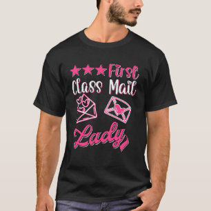 Postzustellerin Dienst Postamt Post T-Shirt